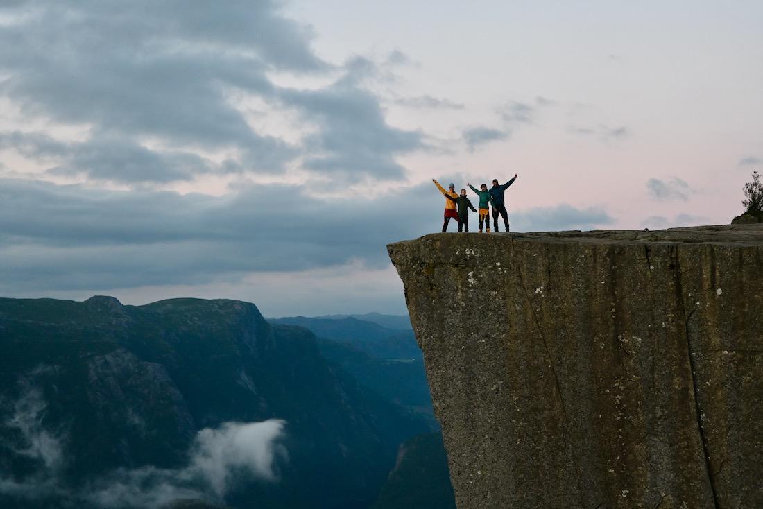 Fravly auf dem Preikestolen