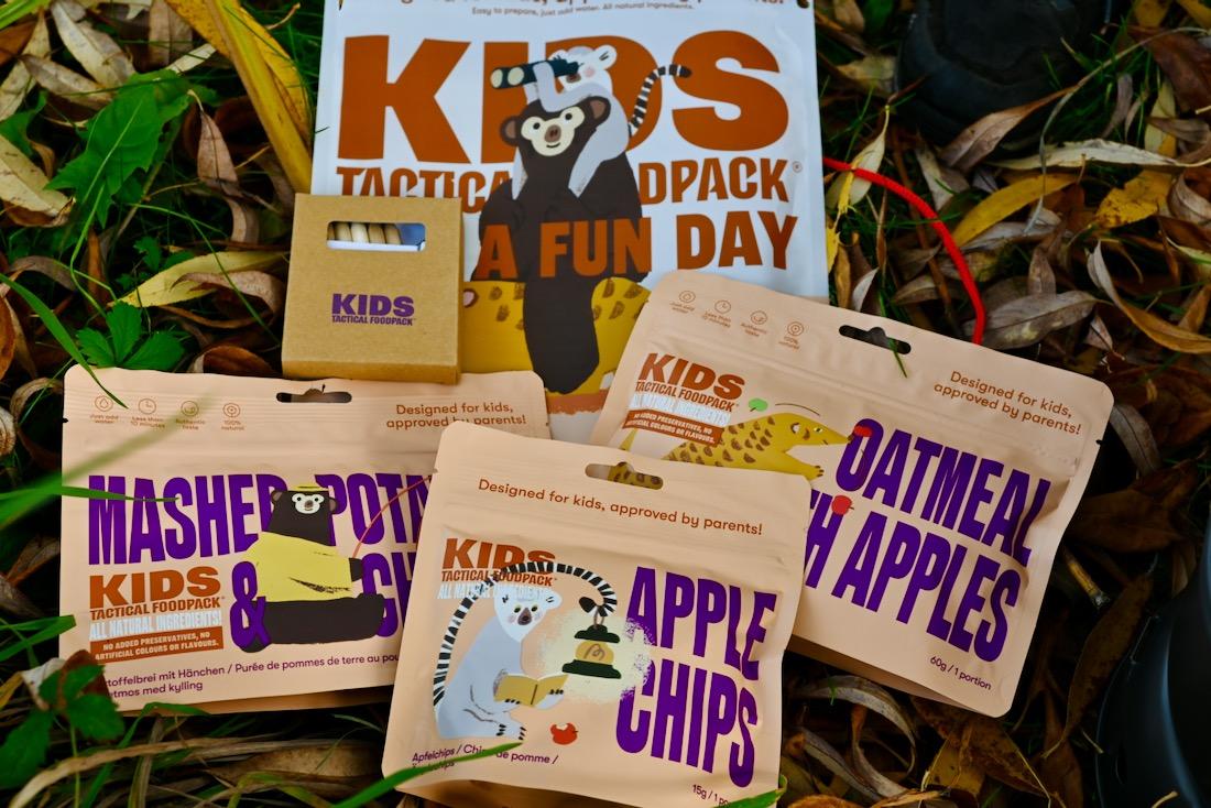 Inhalt vom KIDS Tactical Foodpack - 1