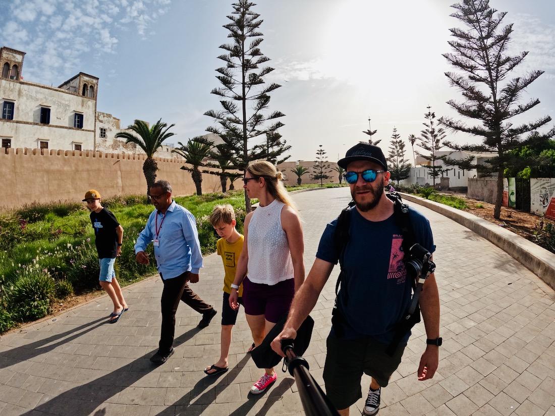An der Stadtmauer von Essaouira