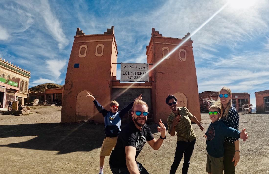 Der Tichka-Pass auf 2260 Meter Höhe in Marokko