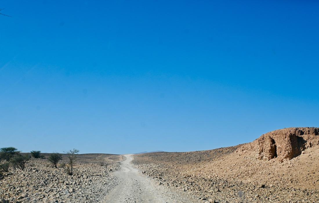 Die Strecke der Rally Dakar in Marokko