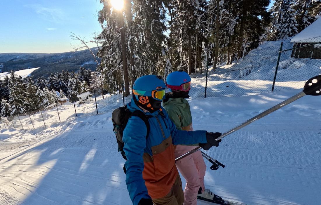 Am Schlepplift in Oberwiesethal
