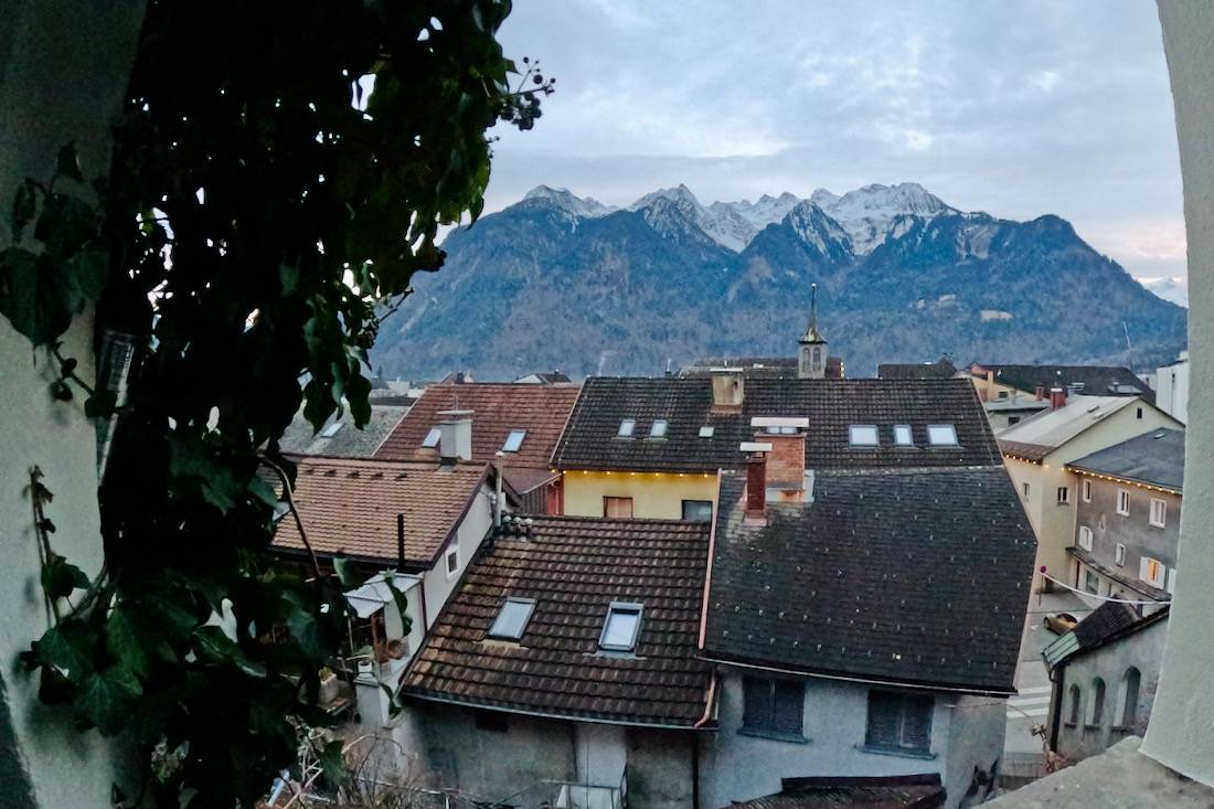 Über den Dächern von Bludenz