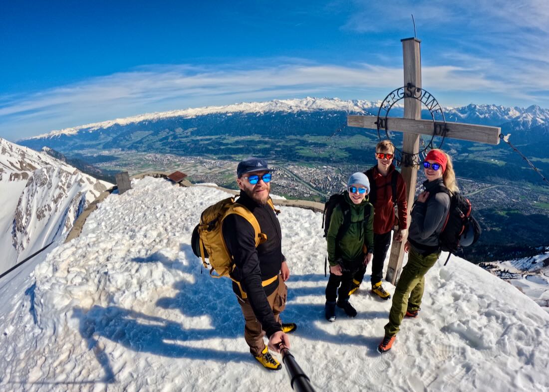 Fravely auf der Nordkette