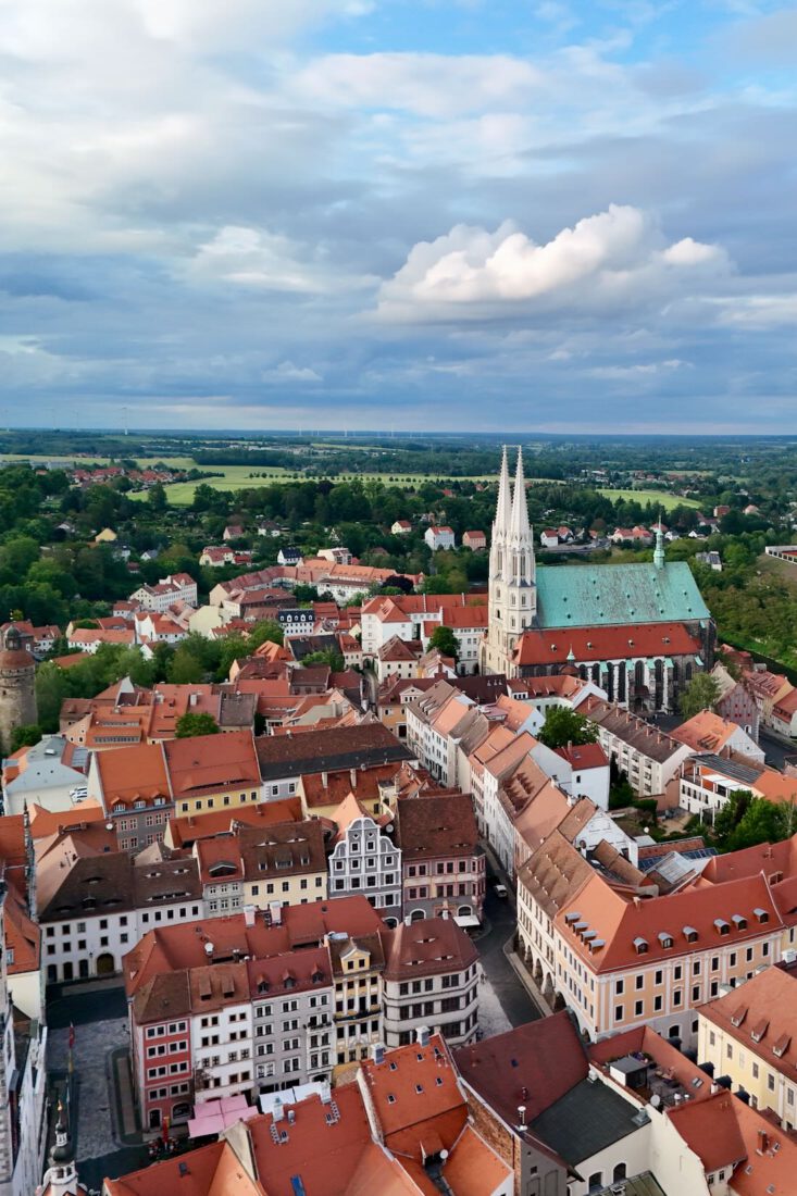 Blick über die Dächer von Görlitz