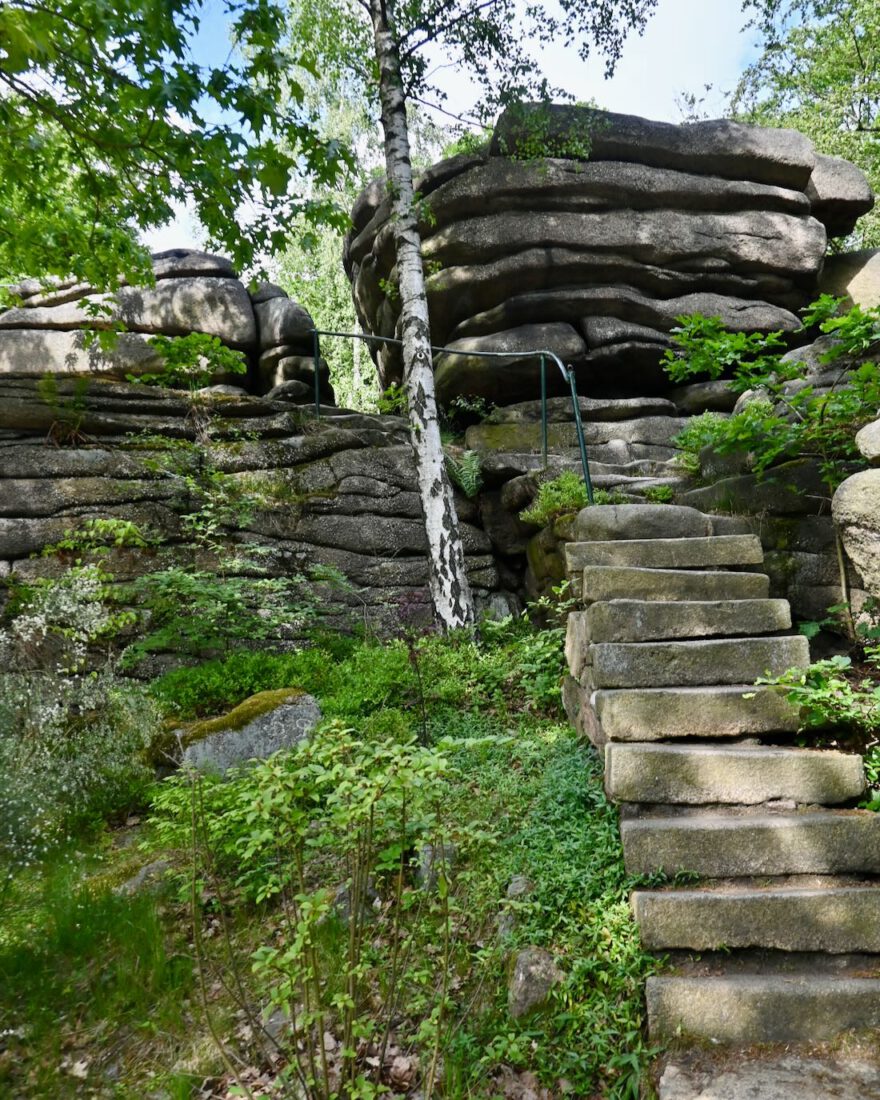 Felsen an der Hochsteinbaude in den Königshainer Bergen
