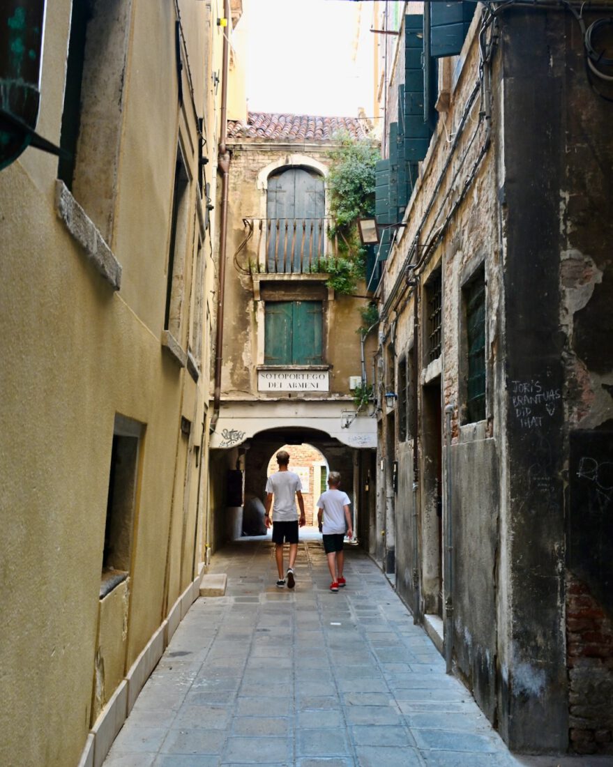 Flo und Ben in Venedig