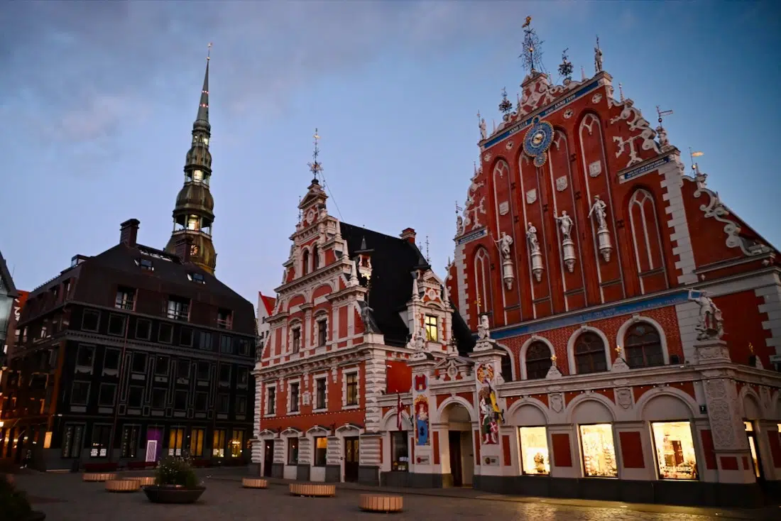 Das Schwarzhäupterhaus in Riga Lettland