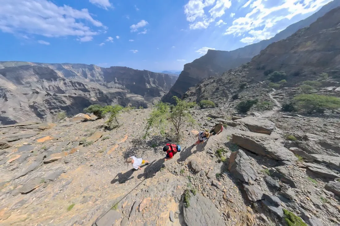 Der Balcony Walk am Jebel Shams