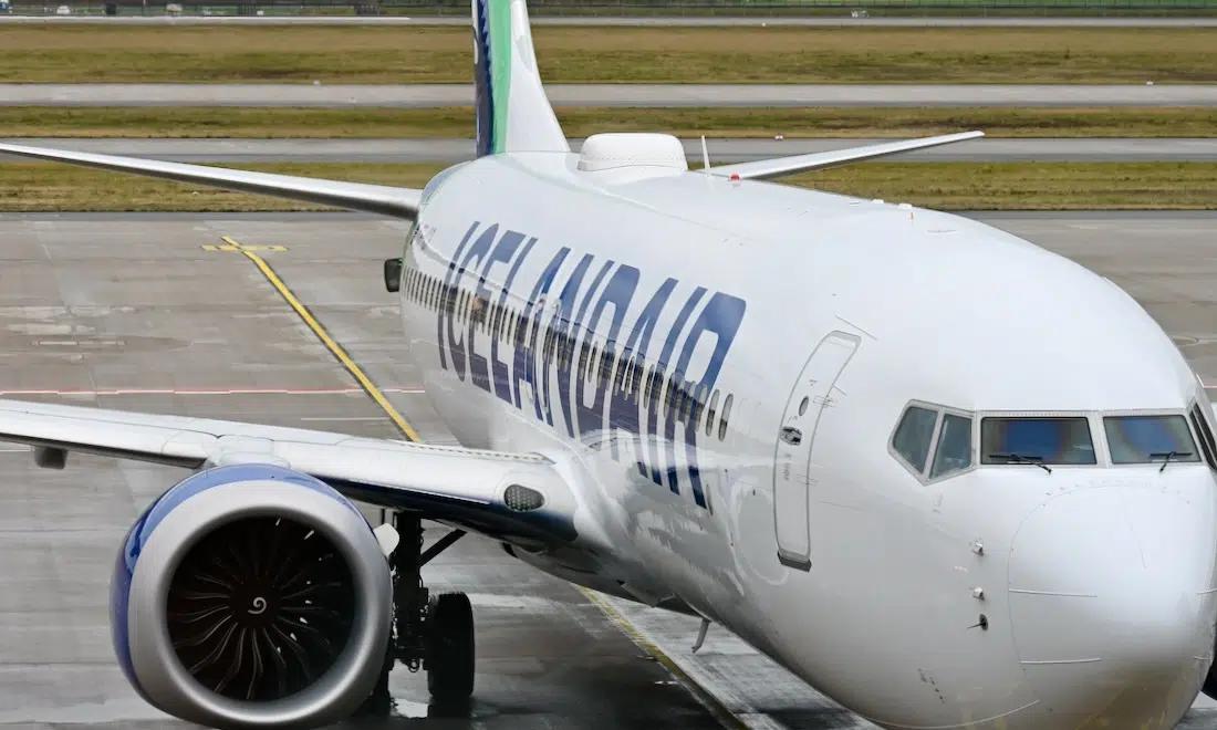 Iceland Air Flugzeug