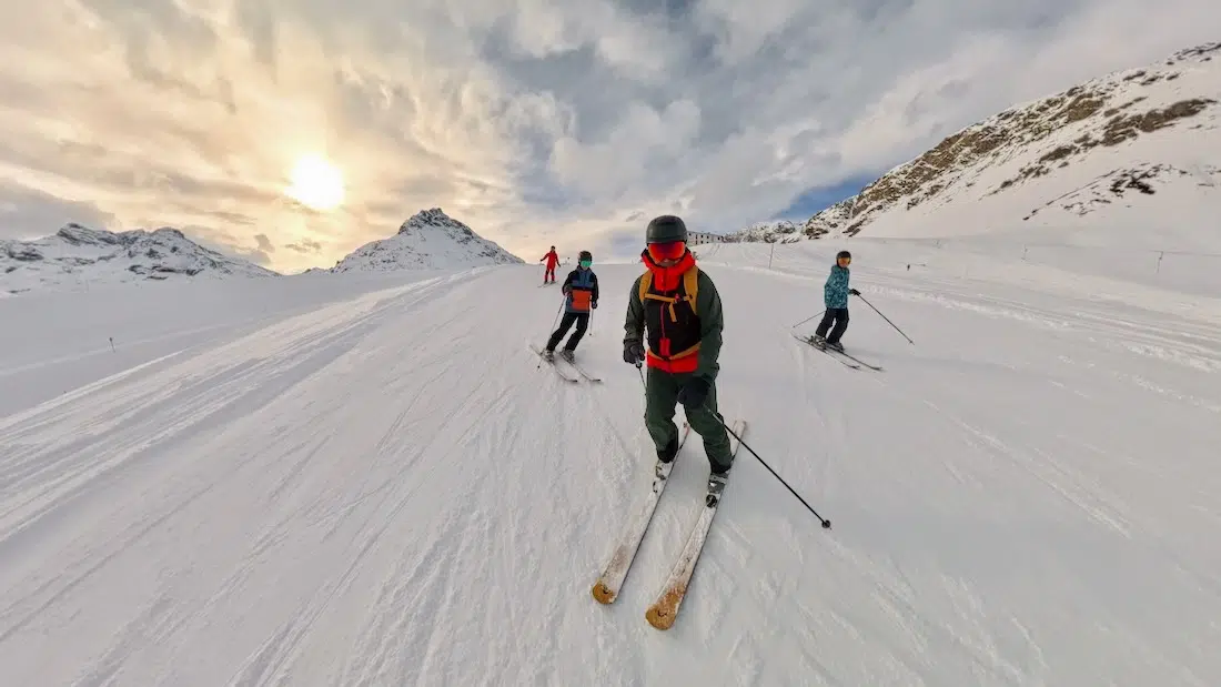 Skifahren auf der Silvretta-Bielerhöhe