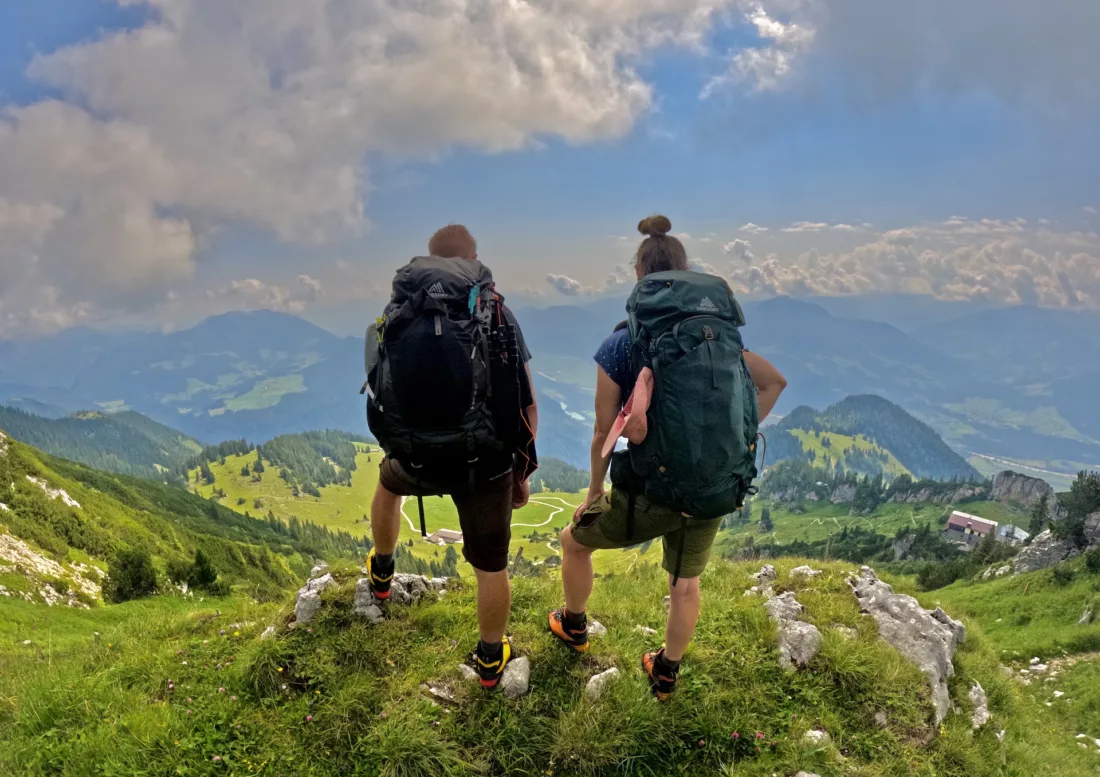 Wandern mit dem Gregory Paragon 58 und Gregory Katmai 55 Rucksack