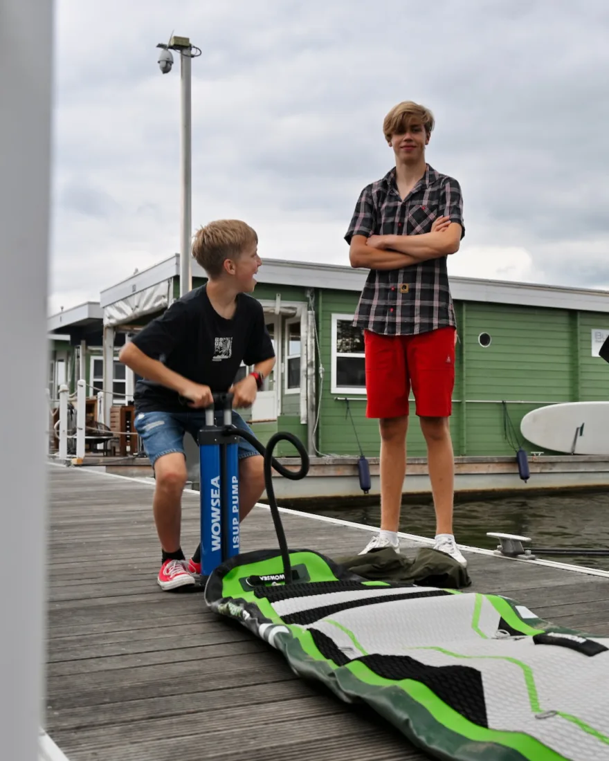 Flo und Ben pumpen wowseasup auf