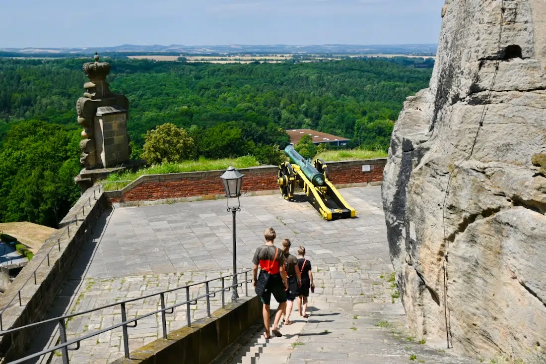 Fravely auf der Festung Königstein