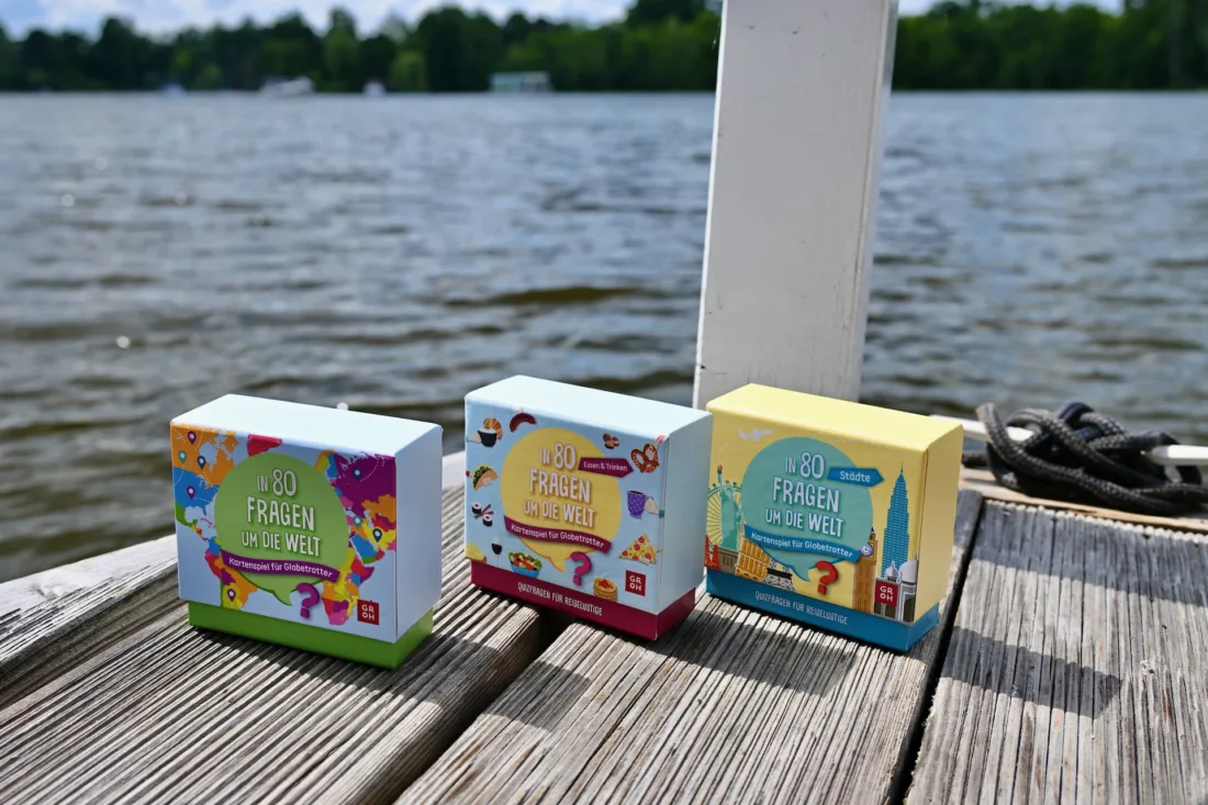 In 80 Fragen um die Welt – Das perfekte Reisespiel für Familien und Weltenbummler