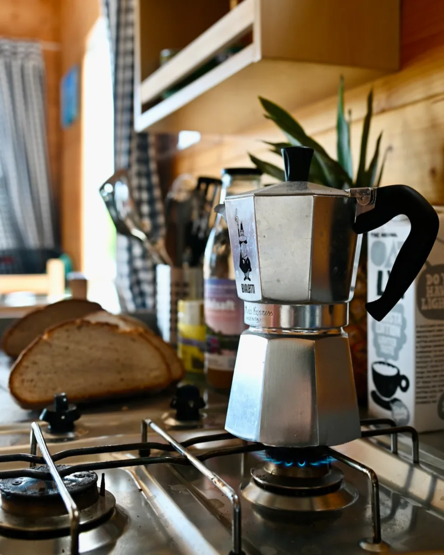 Kaffee in der Küche vom BunBo