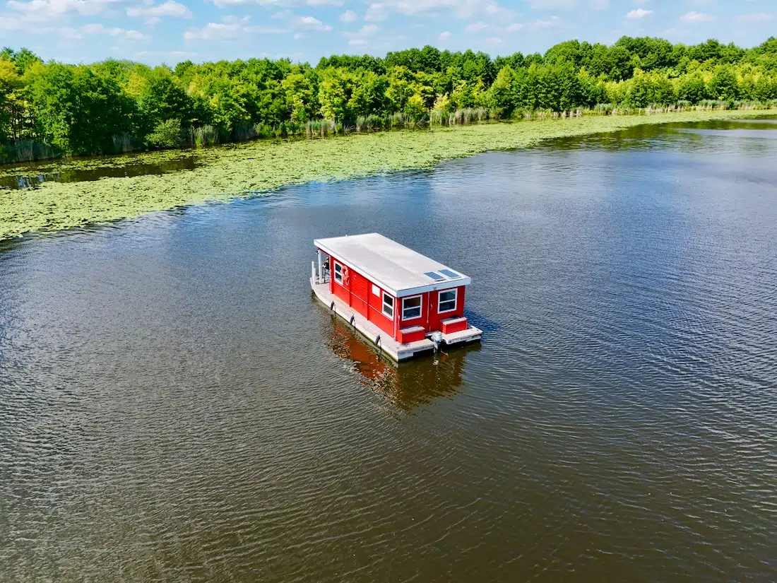 das BunBo mit der Drohne fotografiert