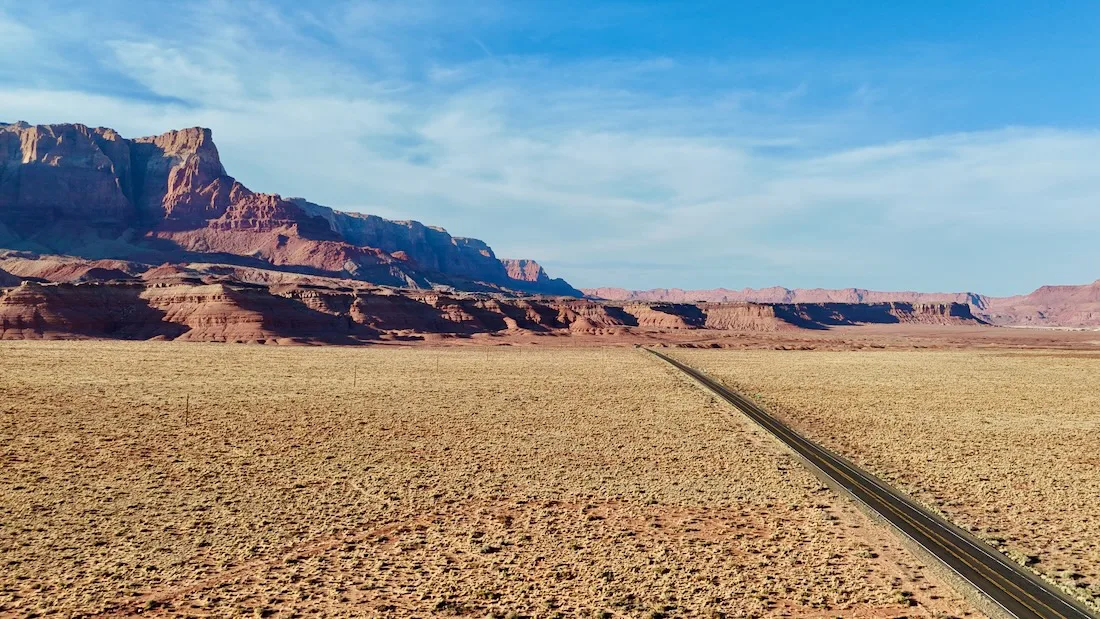 Blick auf den Vermilion Cliffs National Monument