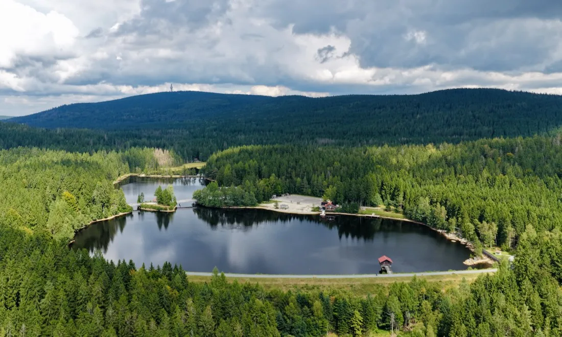 Der Fichtelsee im Fichtelgebirge