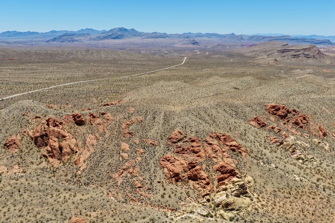 Die Weite des im Gold Butte Monument Valley