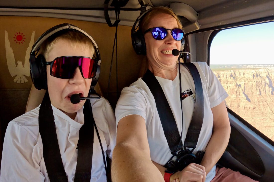 Schwindelfrei am Abgrund - Unser spektakulärer Helikopterflug mit Papillon über den Grand Canyon