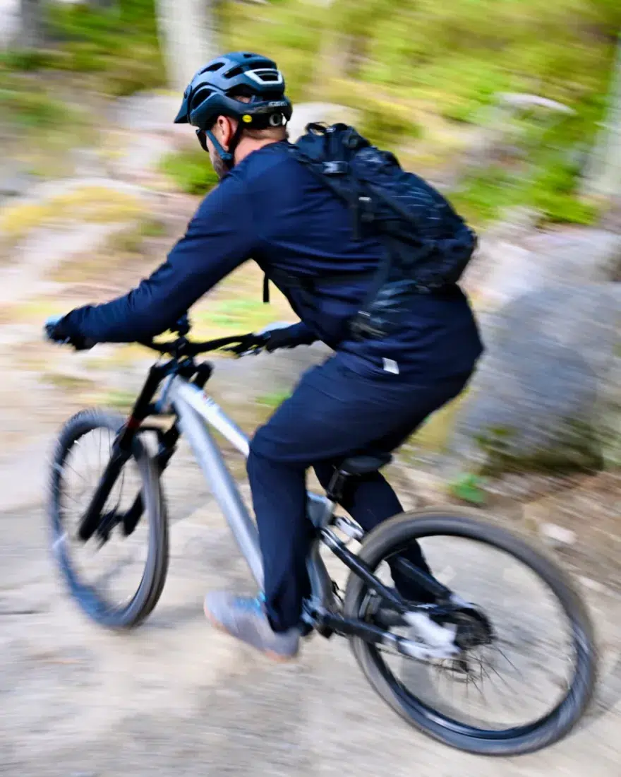 Thomas auf dem Trail am Ochsenkopf