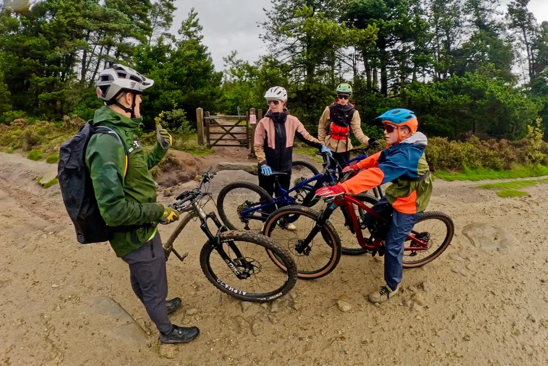 Fravely auf dem MTB in Sheffield