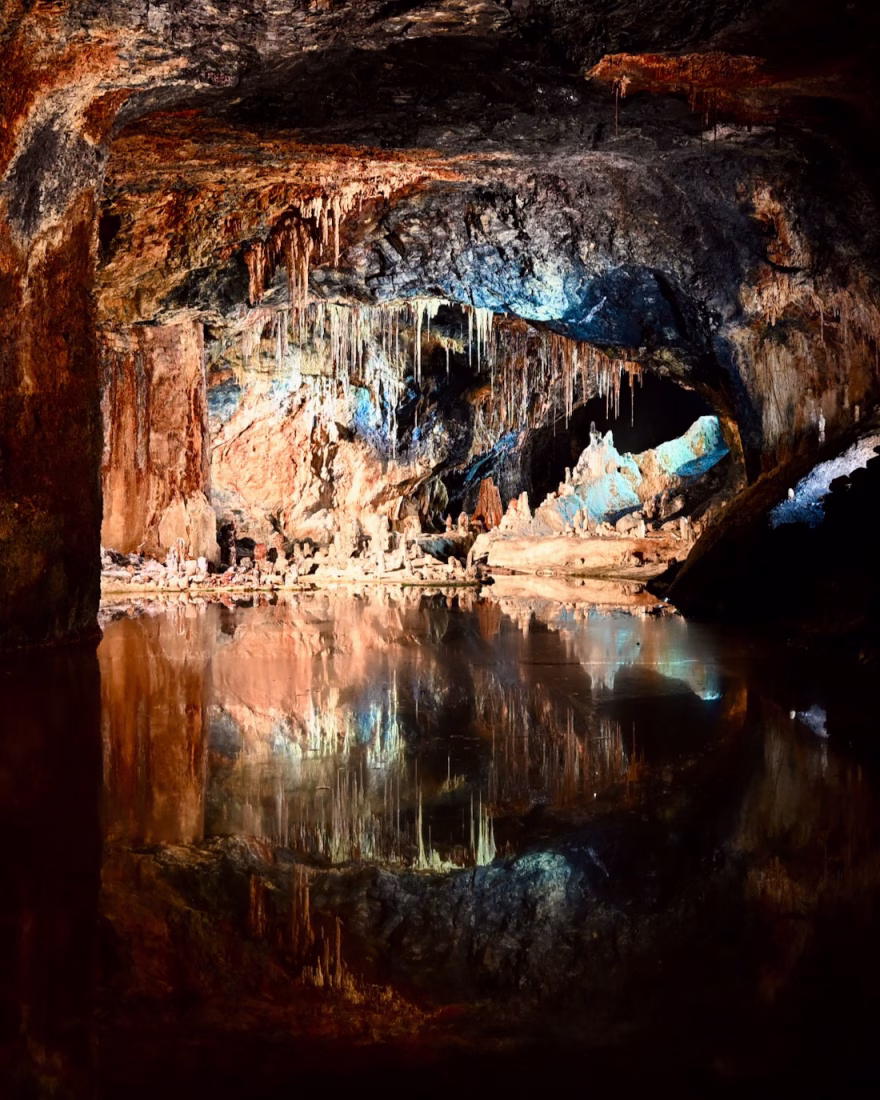 Die Saalfelder Feengrotten in Thüringen