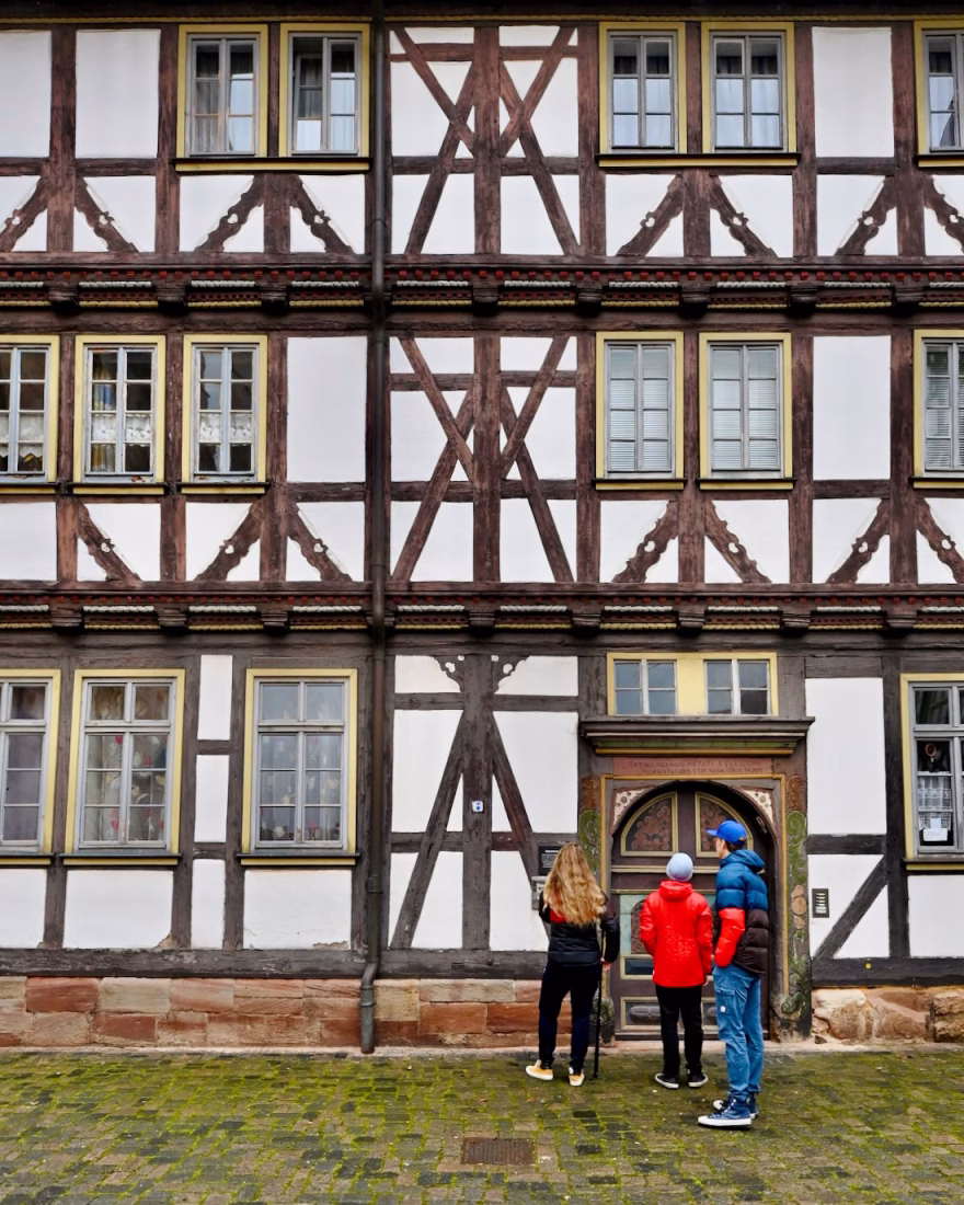 Fachwerkhaus in Schmalkalden in Thüringen