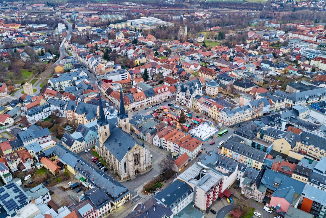 Saalfeld an der Saale in Thüringen