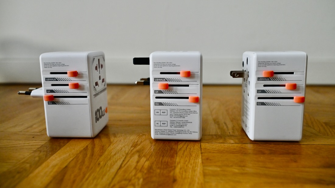 3 TESSAN Universal Reiseadapter