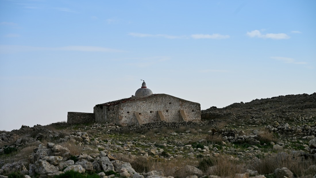 Die kleine Moschee auf dem Table of Jugurtha