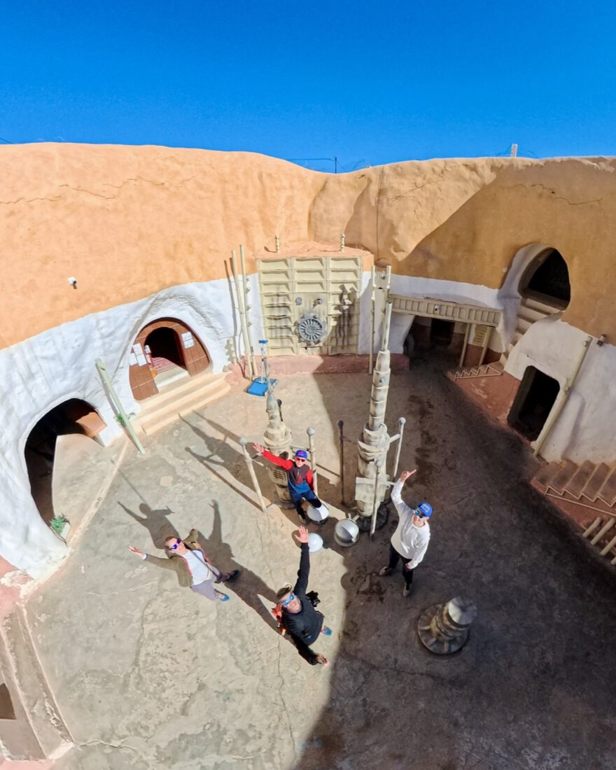 Fravely im Hotel Sidi Idriss dem Star Wars Drehort in Tunesien