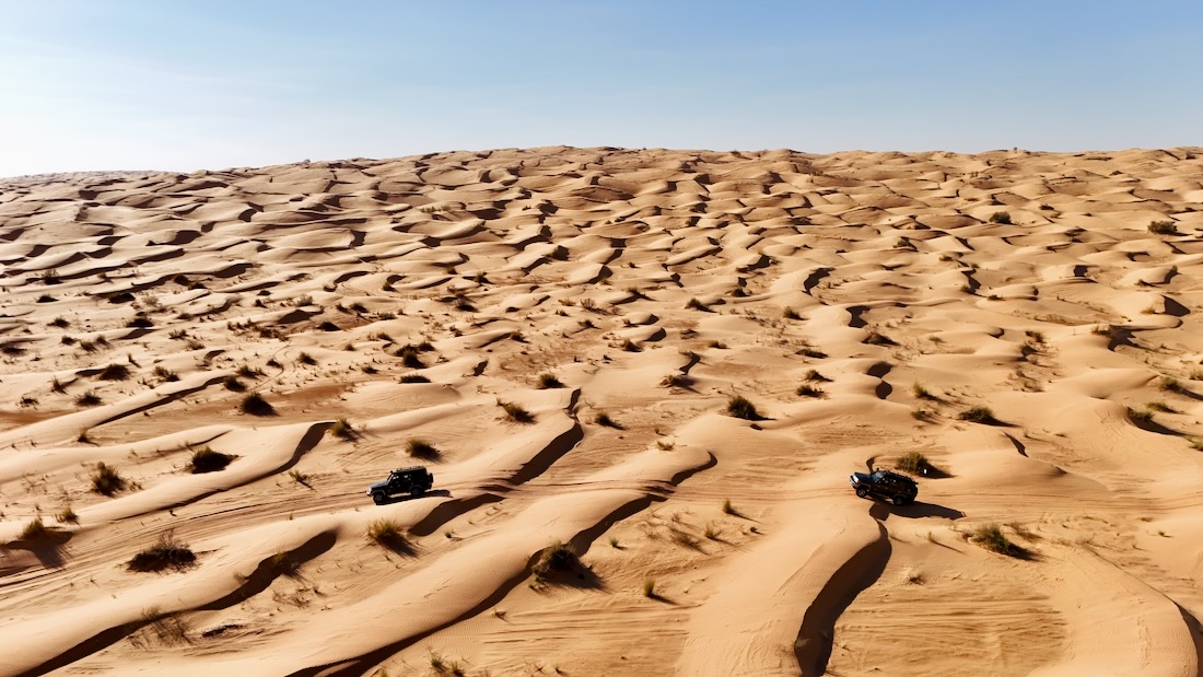 Mit Bonheur Voyages durch die Wueste Sahara in Tunesien