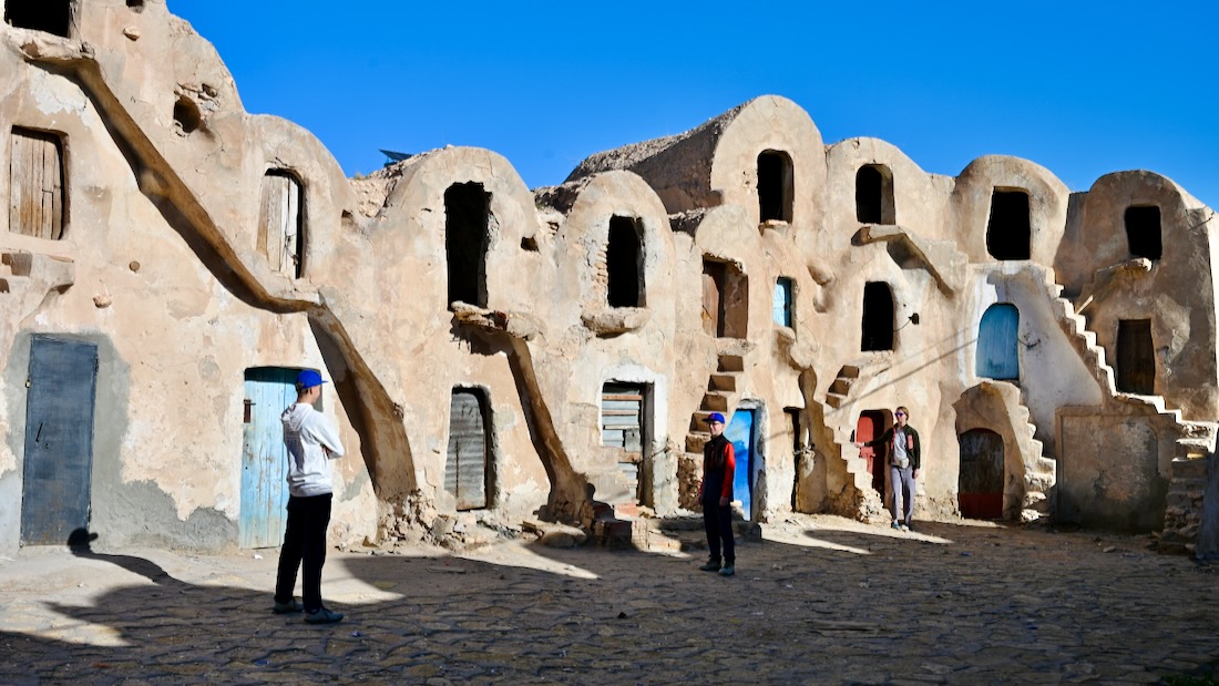 Star Wars Szene im Ksar Medenine in Tunesien