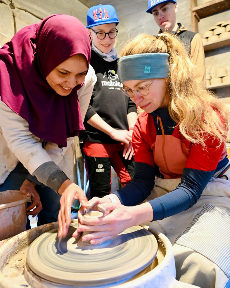 Töpfern in Ain Drahem mit Dar El Ain