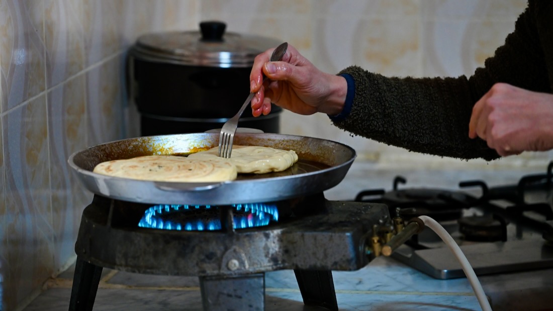 Tunesisches Pfannenbrot backen in El Kef mit CuisArt