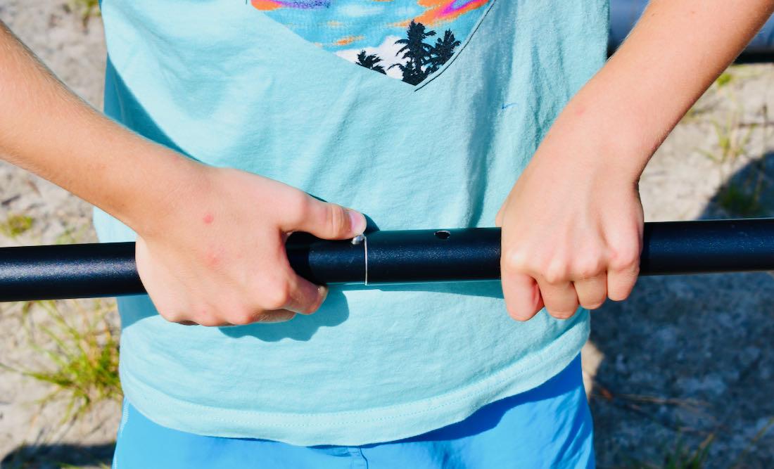 ECD Germany Stand Up Paddle Board - Paddel zusammenstecken