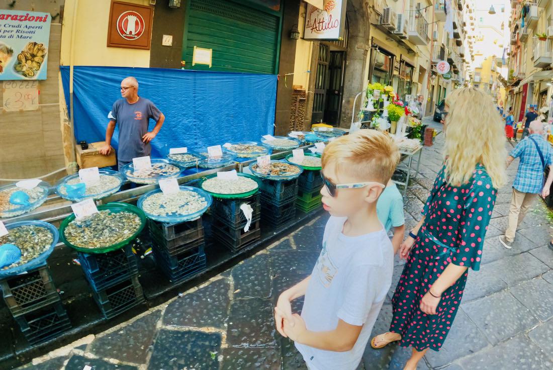 Fisch und Muscheln in der Altstadt