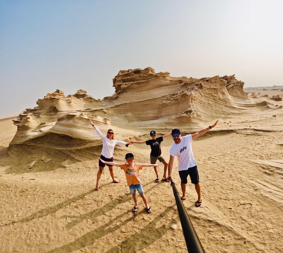 Fravely vor den Fossil Dunes