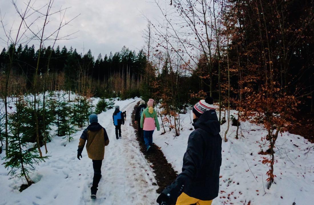 Winterwandern zur Wallfahrtskirche Mariastein