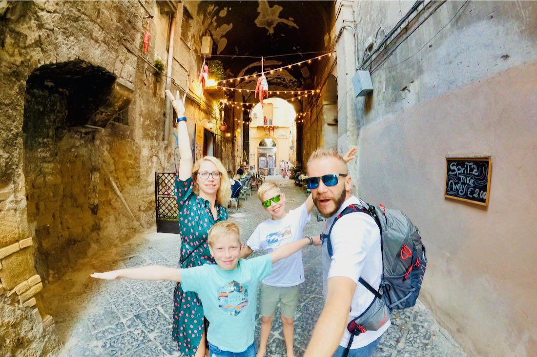 Wir im Centro Storico